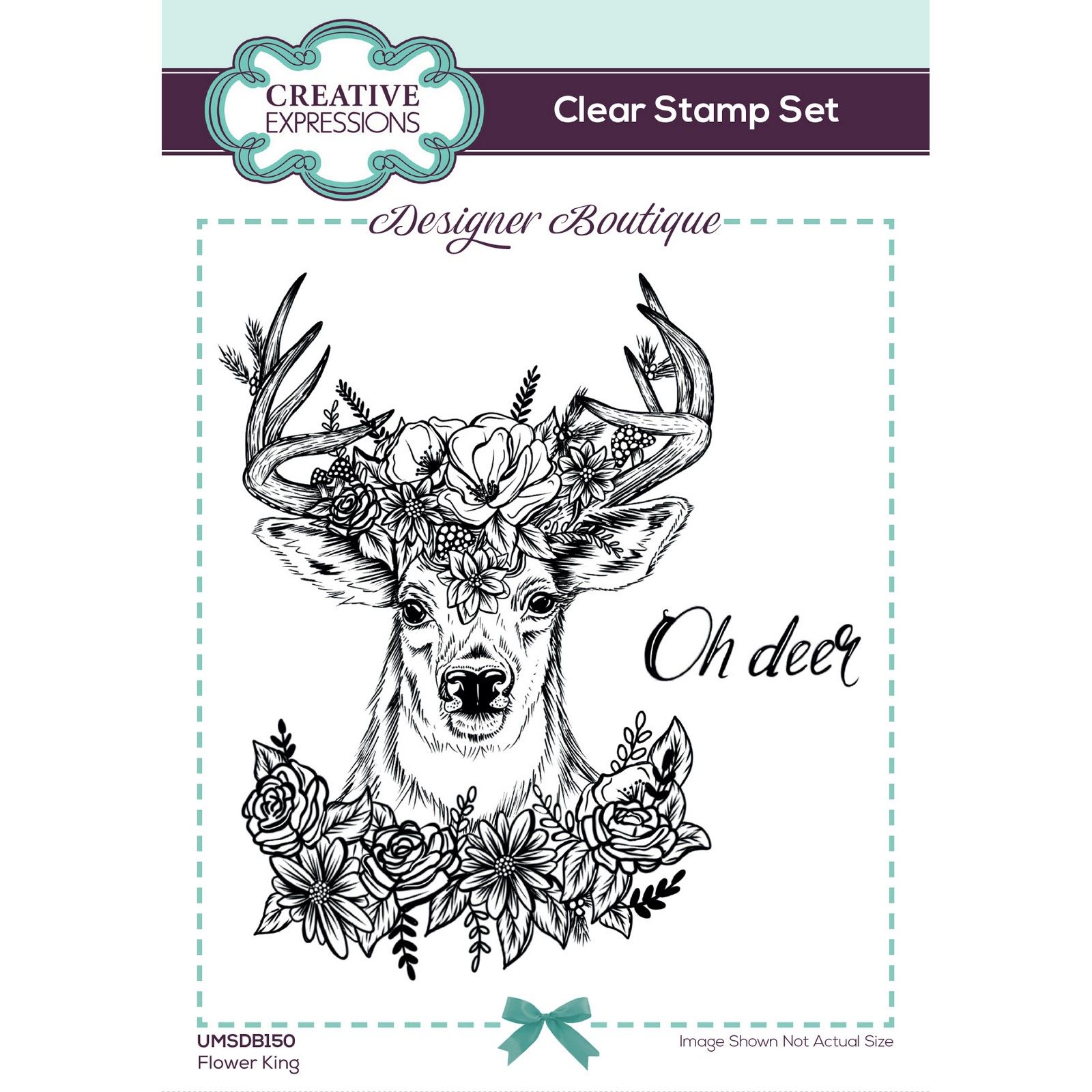 Creative Expressions • Designer Boutique Clear Stamps Flower King