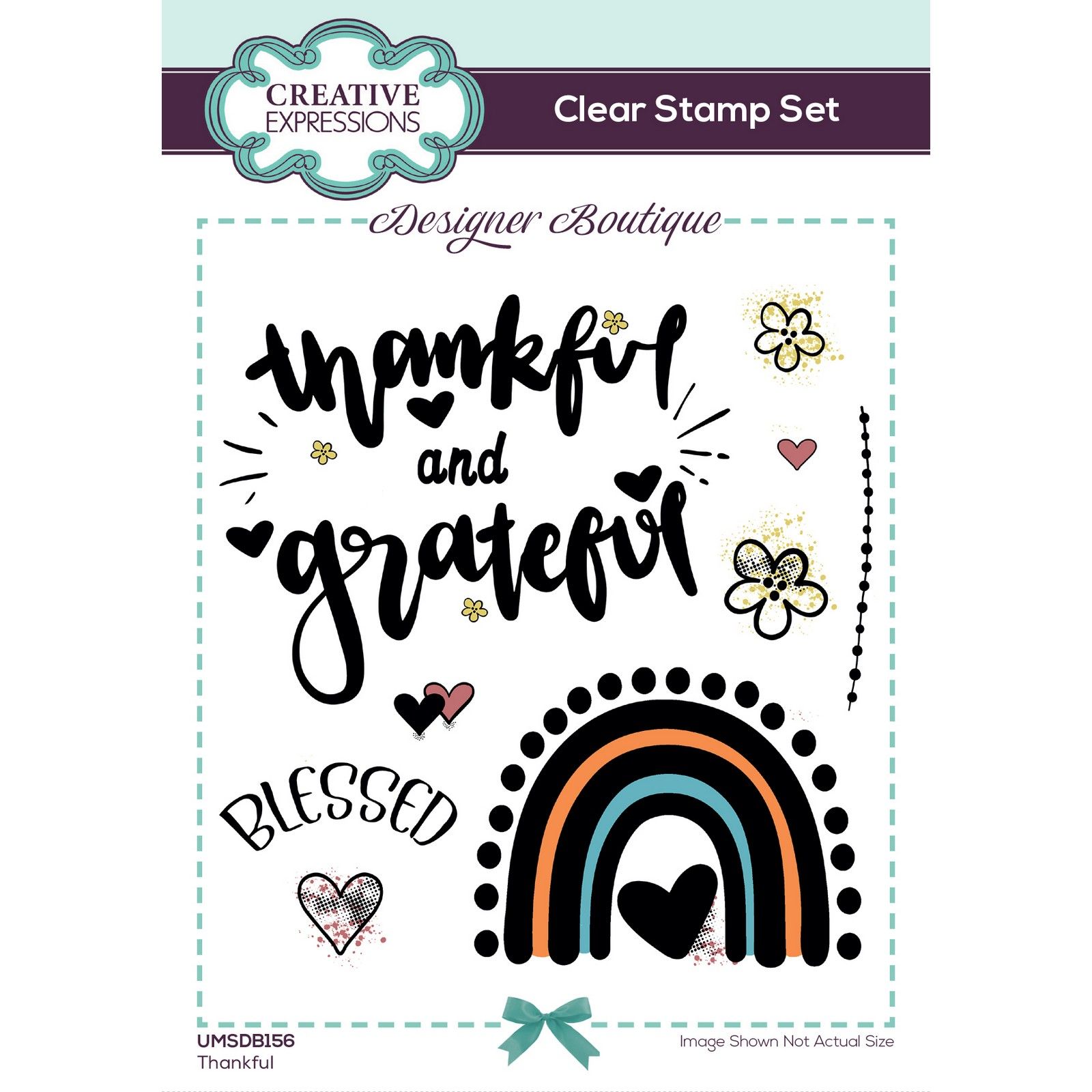 Creative Expressions • Designer Boutique Clear Stamps Thankful