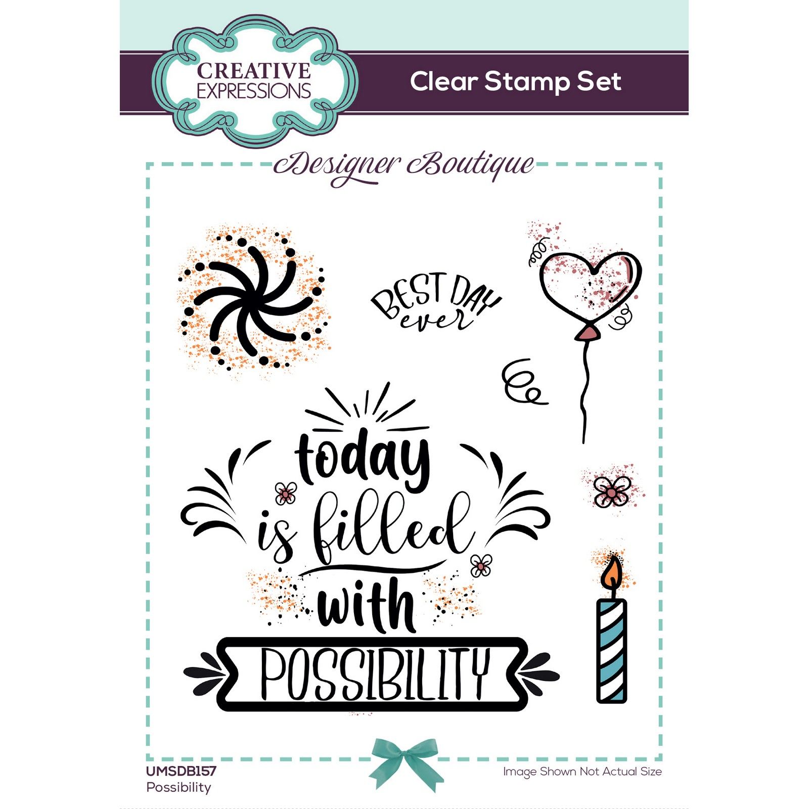 Creative Expressions • Designer Boutique Clear Stempels Possibilty