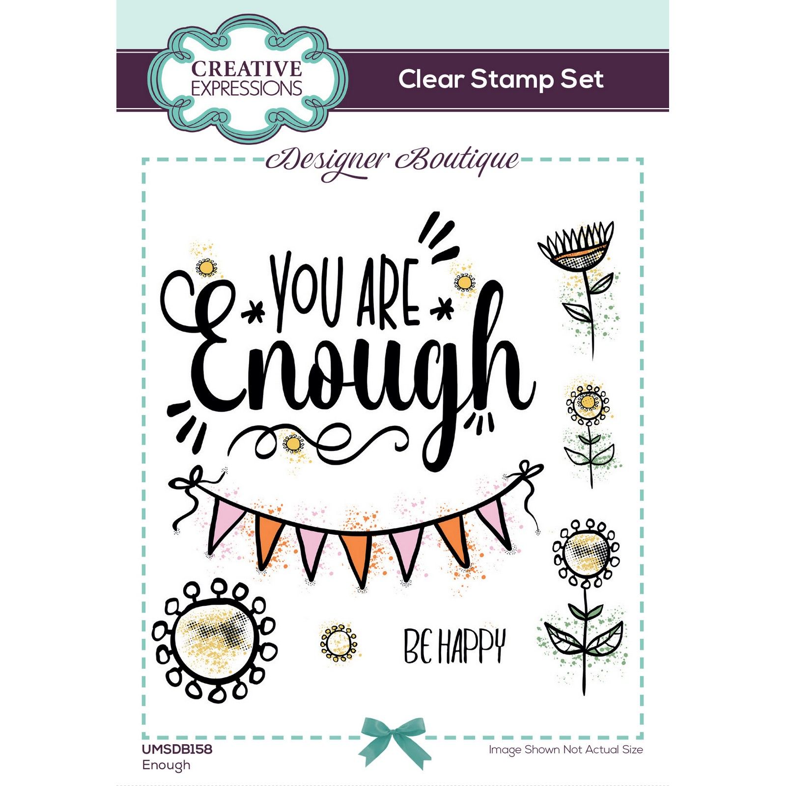 Creative Expressions • Designer Boutique Clear Stamps Enough