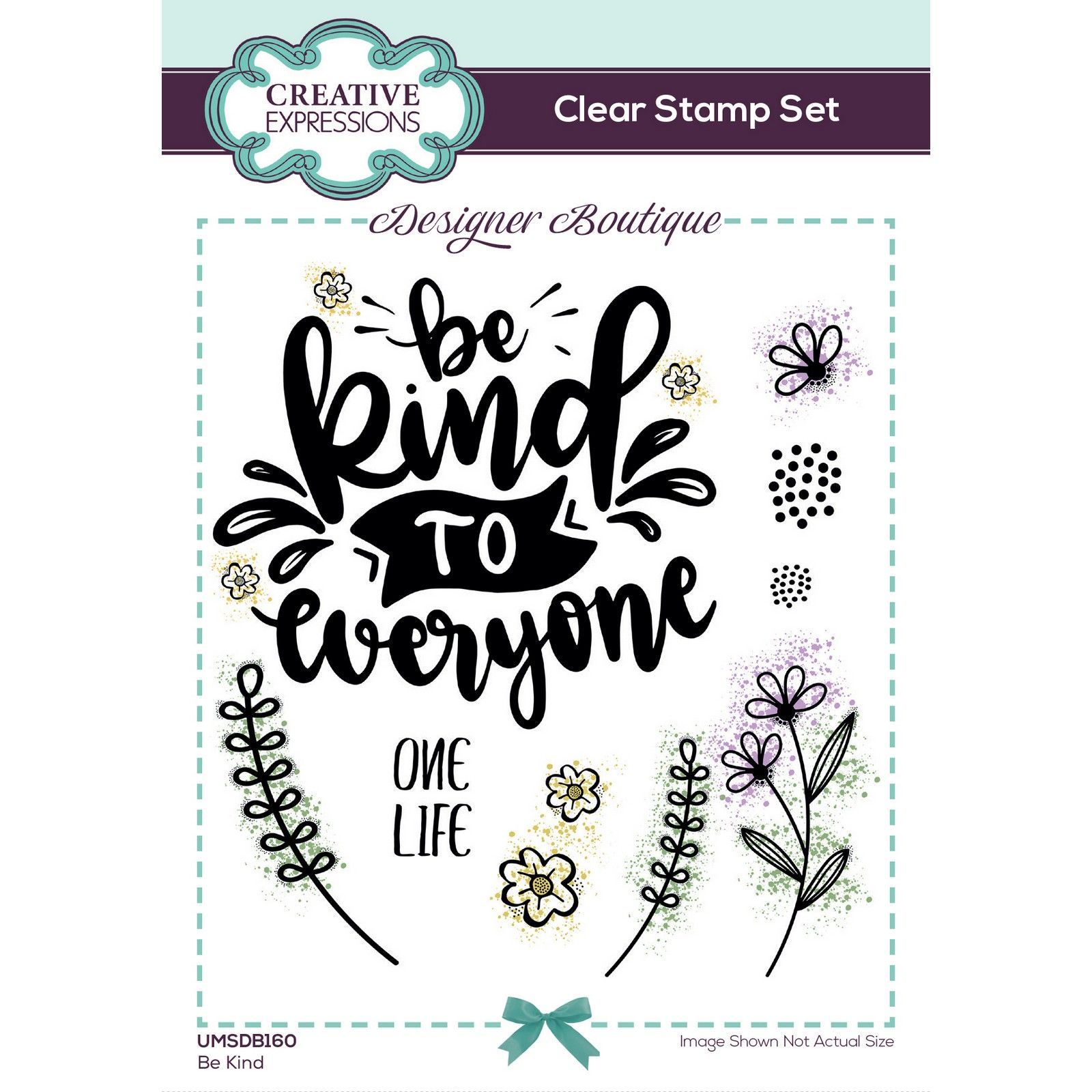 Creative Expressions • Designer Boutique Clear Stempels Be Kind