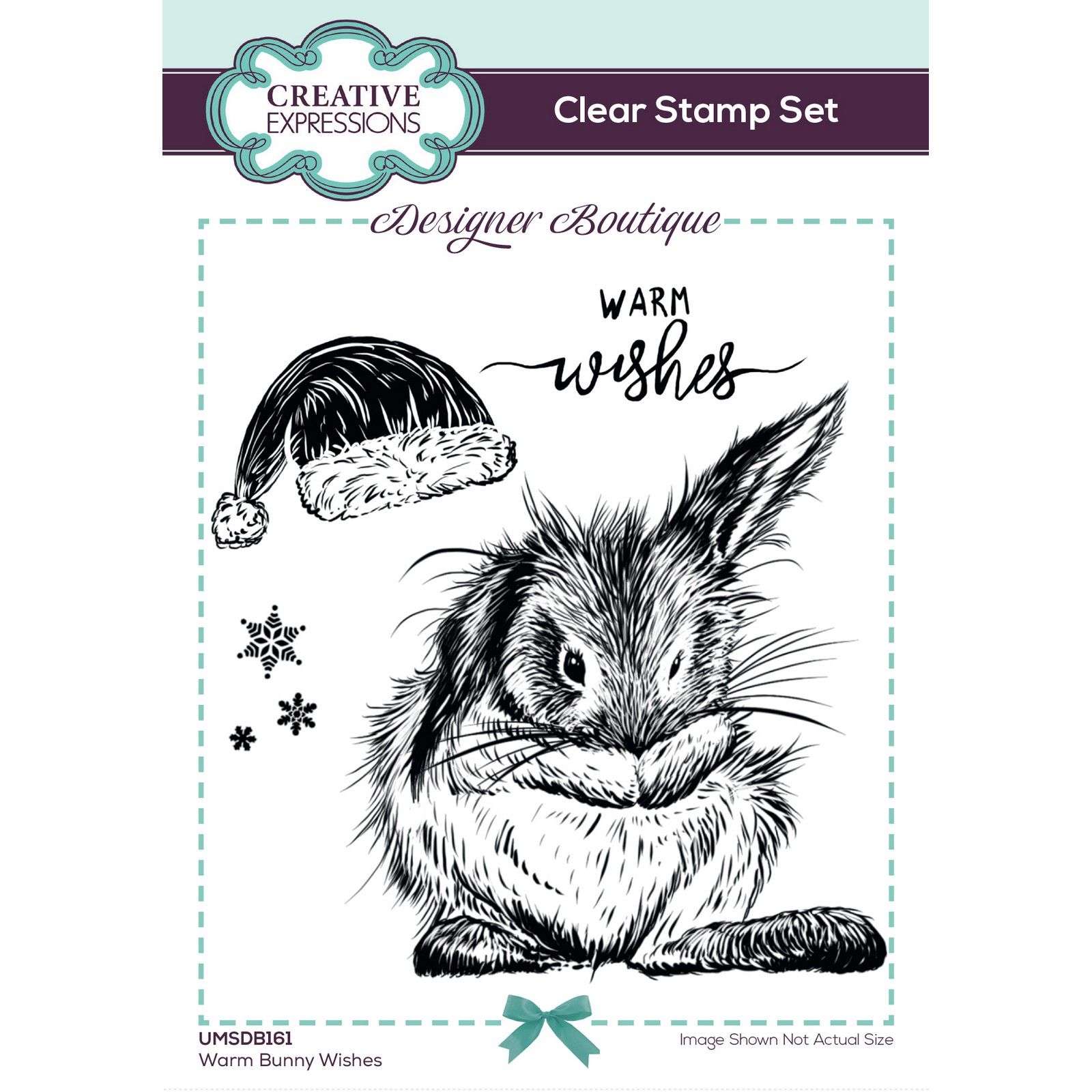 Creative Expressions • Designer Boutique Clear Stamps Warm Bunny Wishes