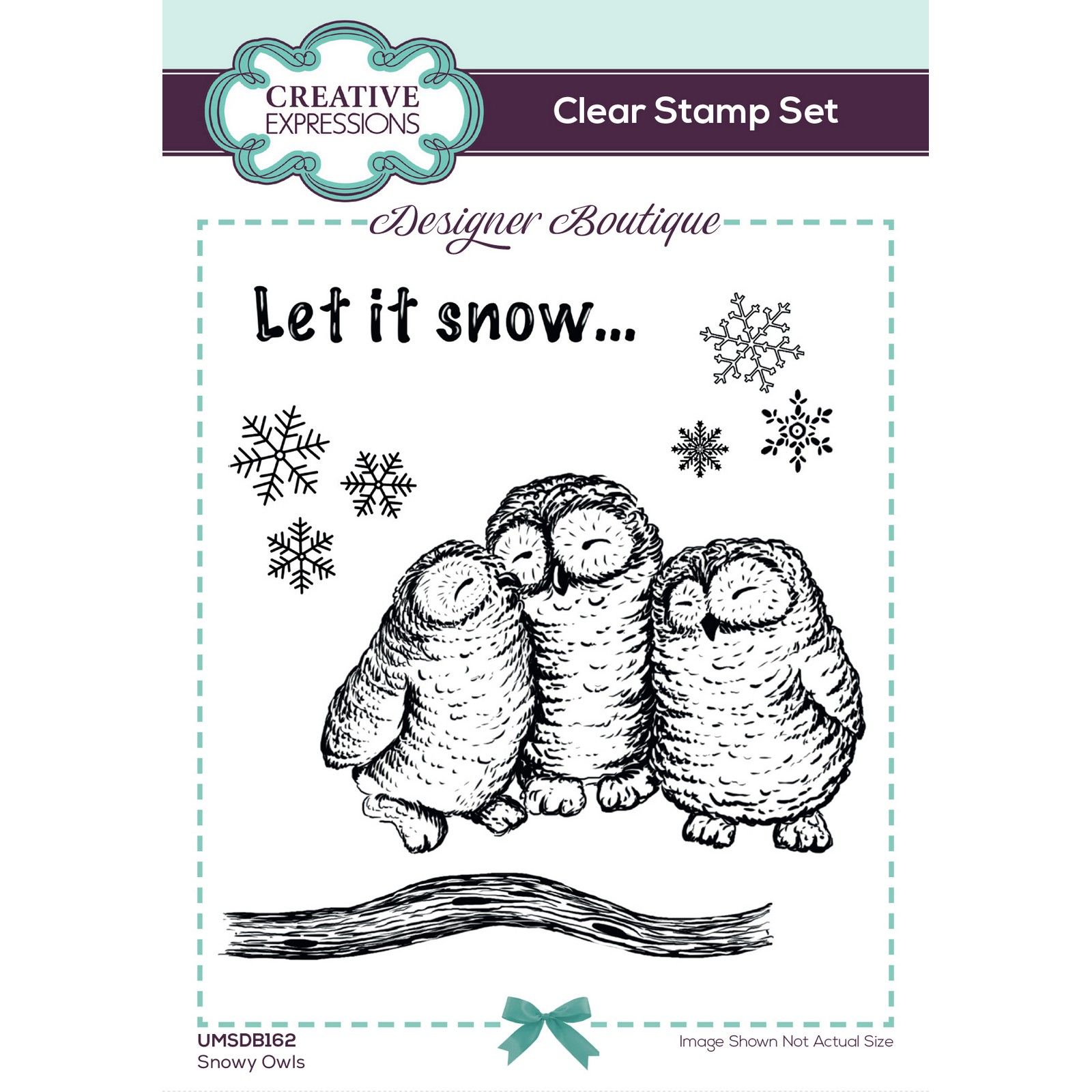 Creative Expressions • Designer Boutique Silikonstempeln Snowy Owls