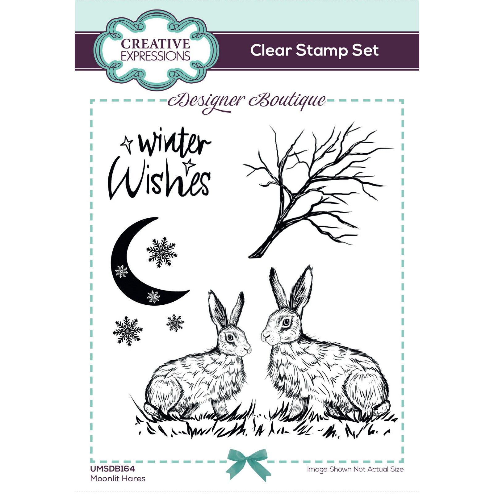 Creative Expressions • Designer Boutique Silikonstempeln Moonlit Hares