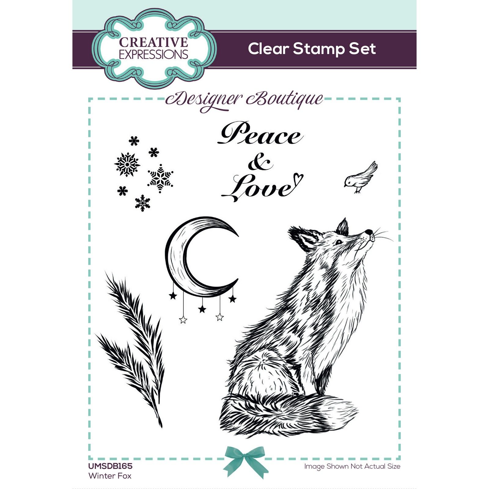 Creative Expressions • Designer Boutique Clear Stamps Winter Fox