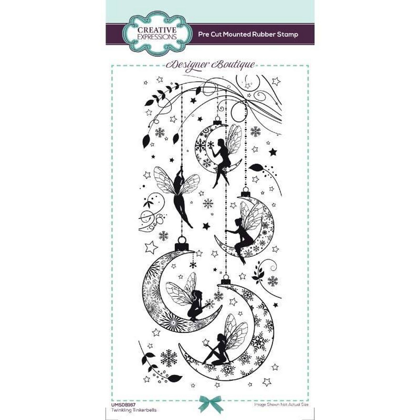 Creative Expressions • Designer Boutique Pre Cut Stamp Twinkling Tinkerbells 10,16x20,8cm