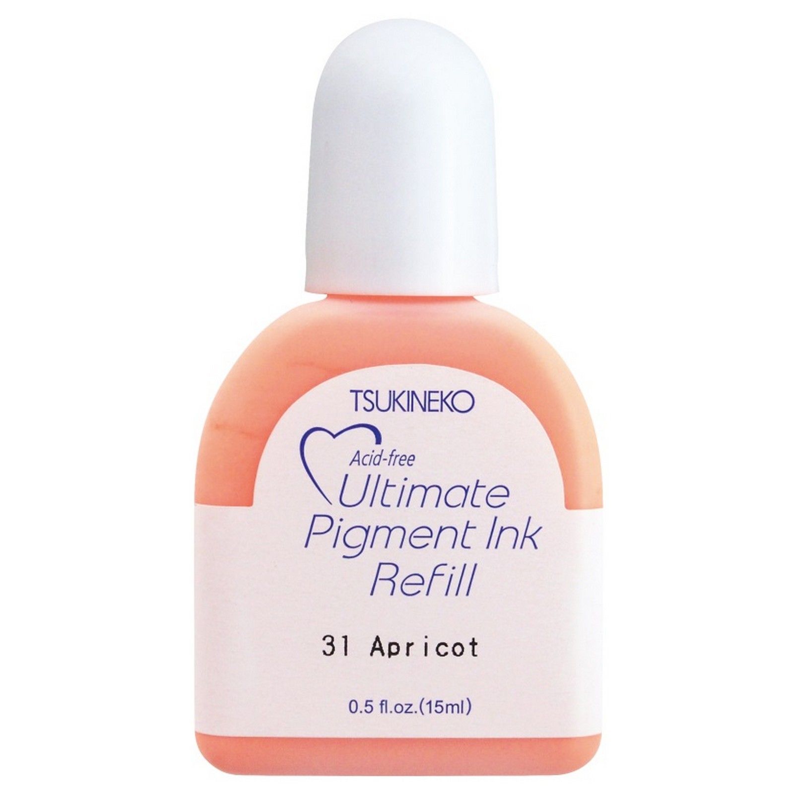 Tsukineko • VersaColor Ultimate Pigment Reinker Recharge d'Encre Apricot
