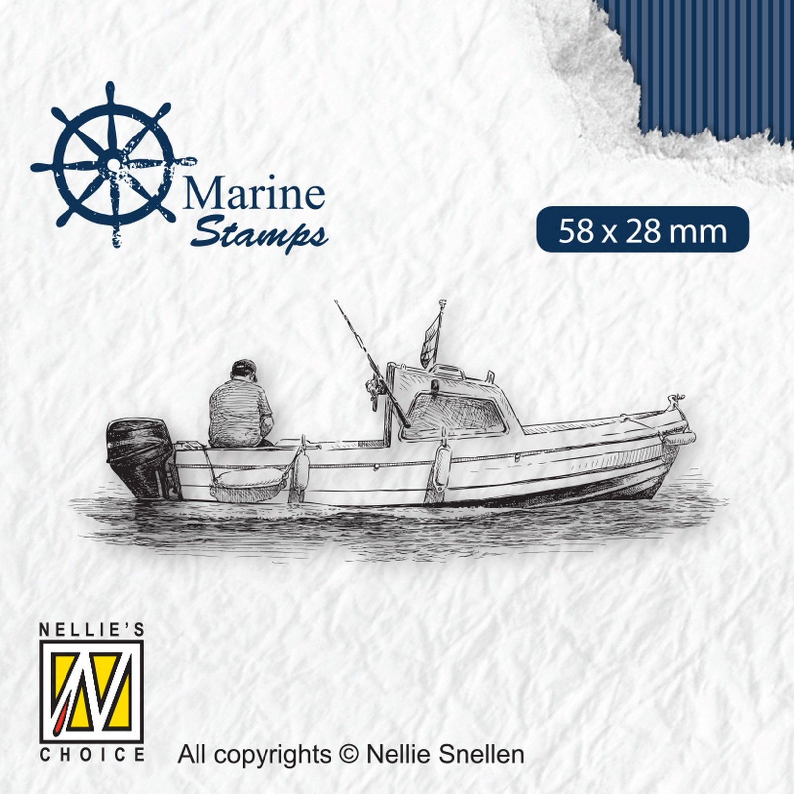 Nellie's Choice • Marine Clear Stamps Boat