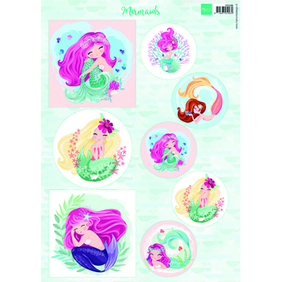 Marianne Design • Feuille de découpe Mermaids 1pc