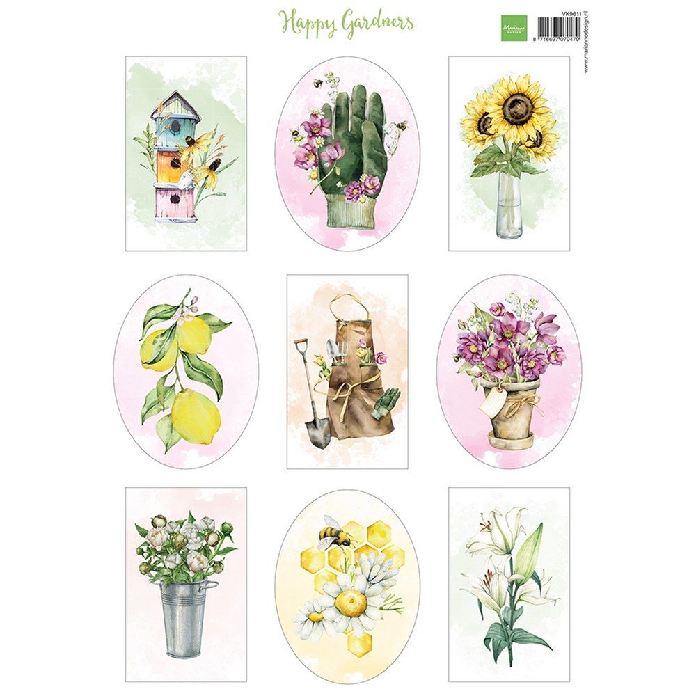 Marianne Design • Decoupage Happy Gardners