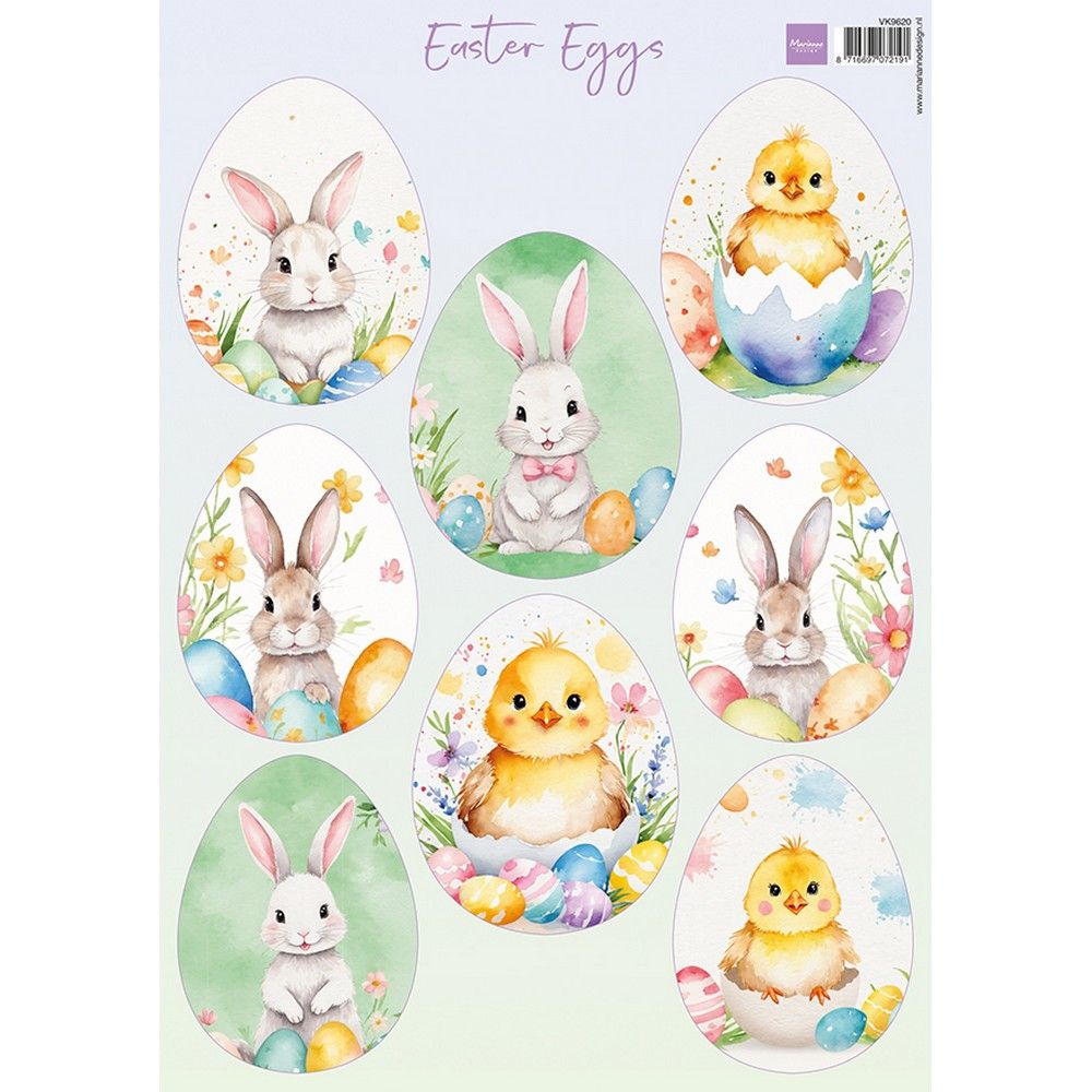 Marianne Design • Foglio da taglio Easter Eggs