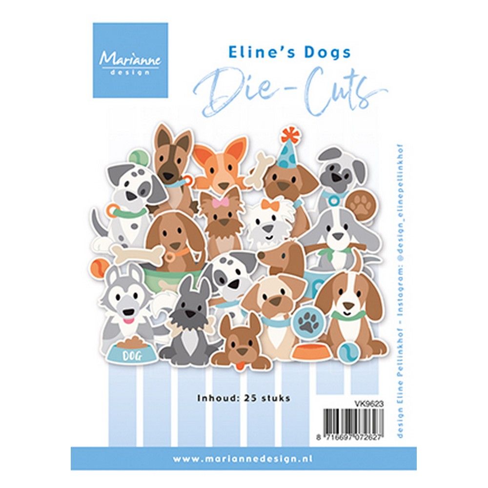 Marianne Design • Die-Cuts Eline's Dogs