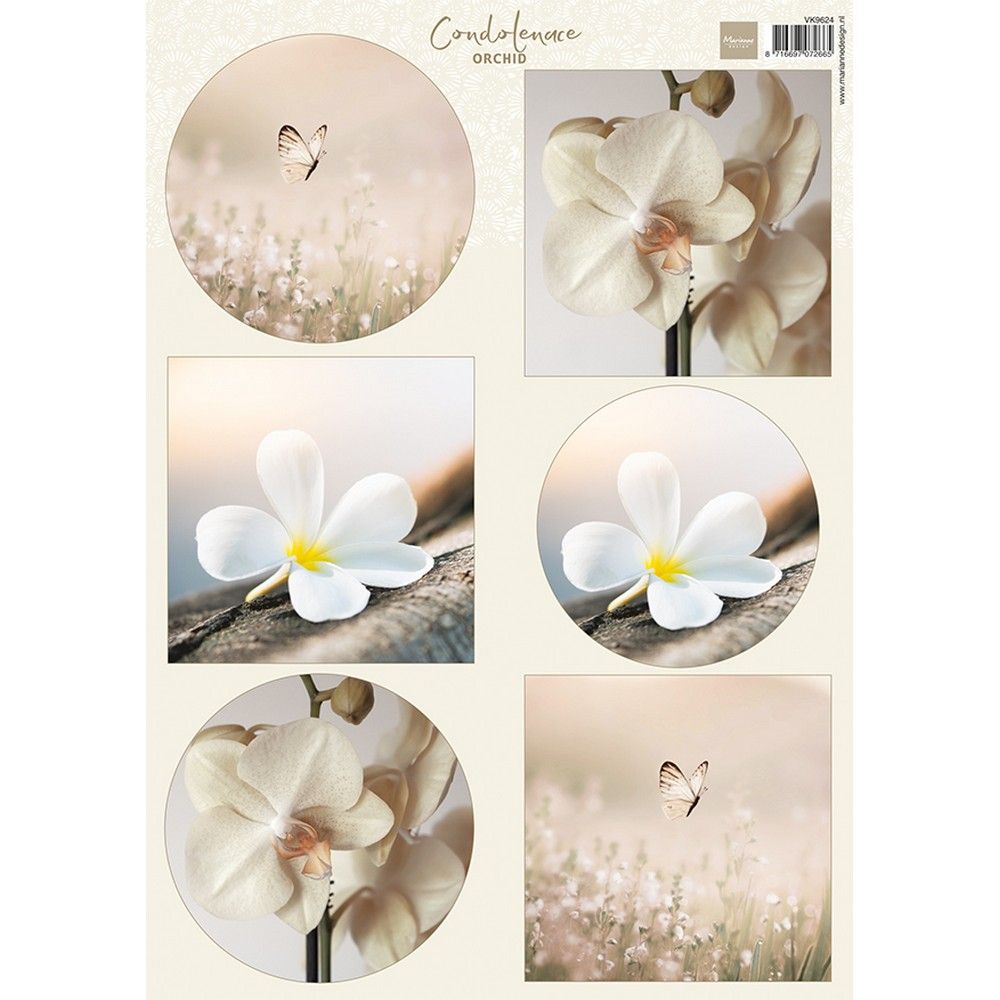 Marianne Design • Decoupage Condoleance Orchid