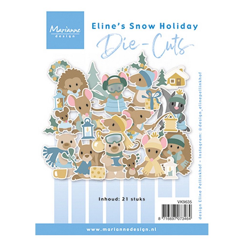 Marianne Design • Die-cuts Eline's Snow Holiday