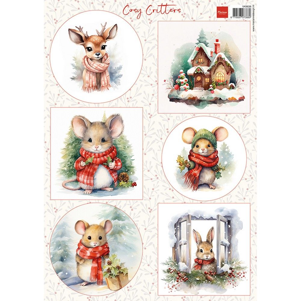 Marianne Design • Decoupage Cosy Critters