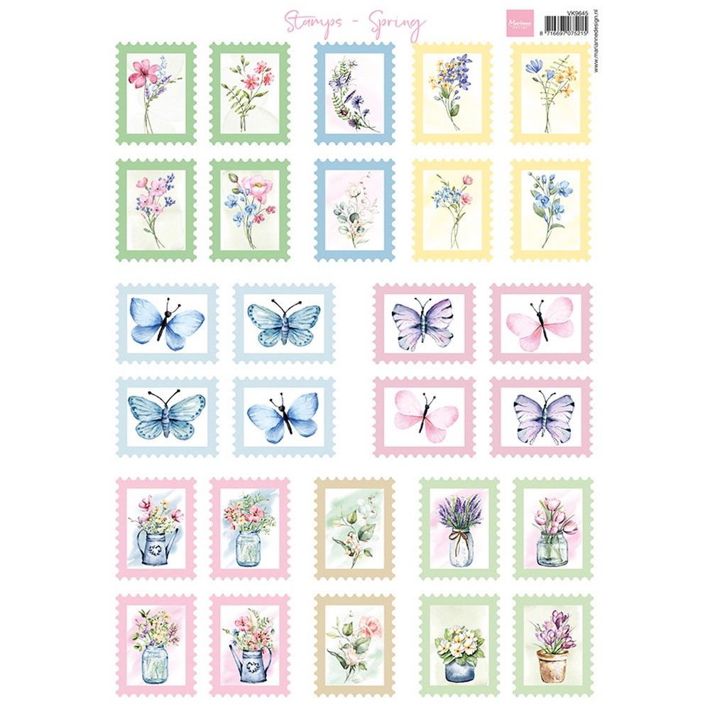 Marianne Design • Knipvellen Stamps Spring