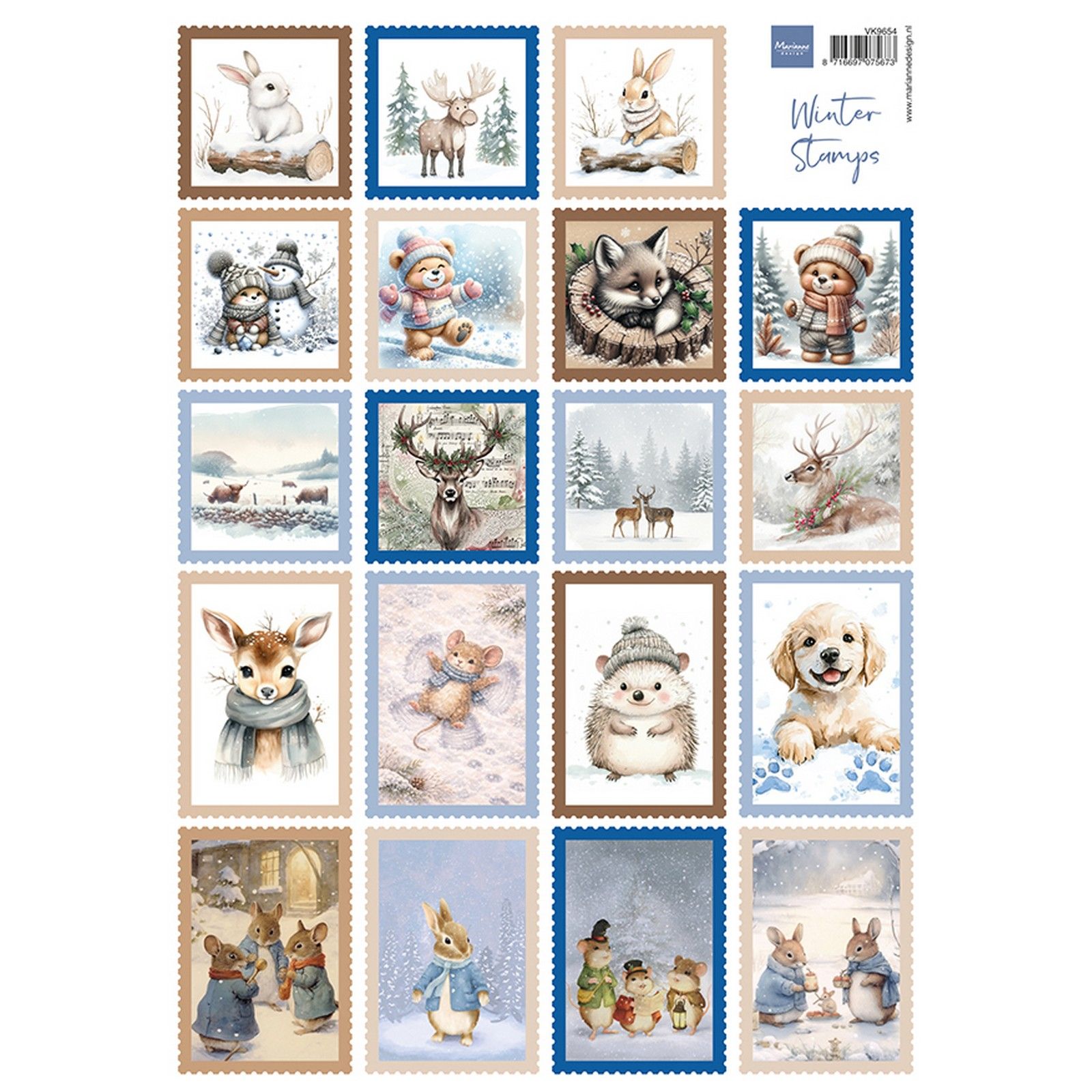 Marianne Design • Die Cuts Winter Stamps