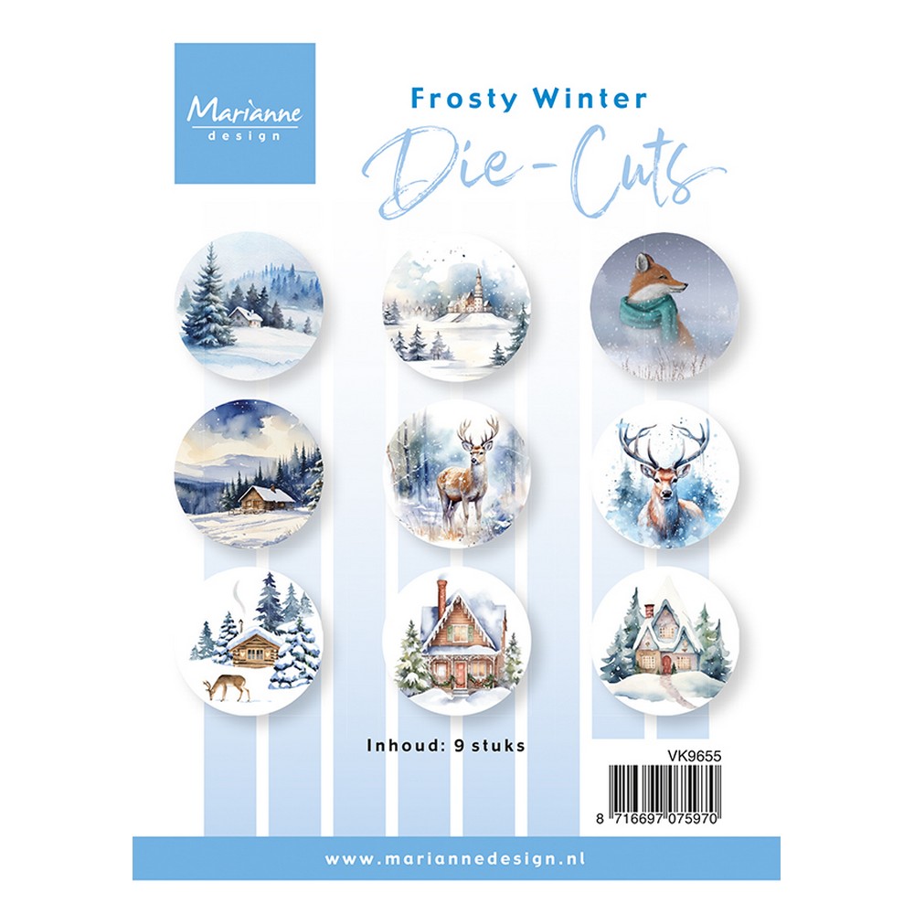 Marianne Design • Knipvellen Die cuts - Frosty Winter