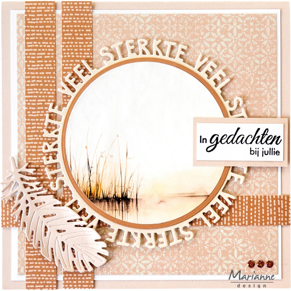 Marianne Design • Knipvellen Condoleance Horizons A4