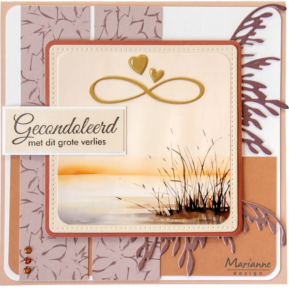 Marianne Design • Knipvellen Condoleance Horizons A4