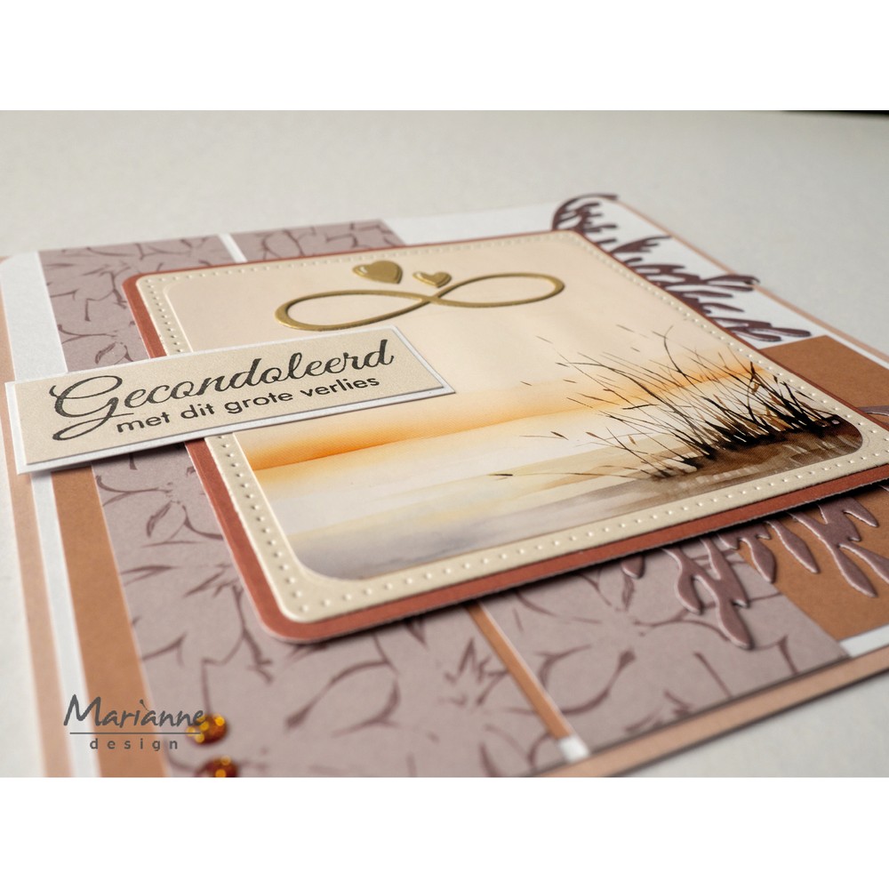 Marianne Design • Knipvellen Condoleance Horizons A4