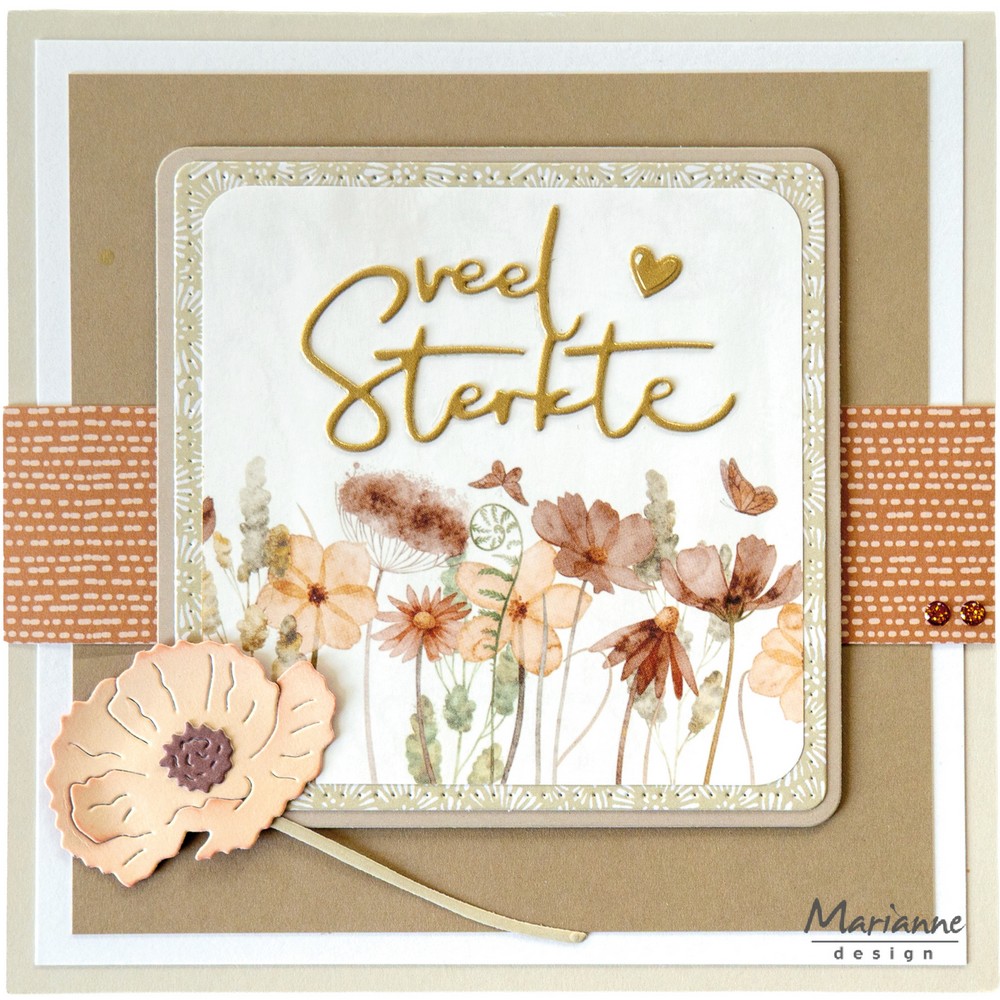 Marianne Design • Knipvellen Earth Tones A4