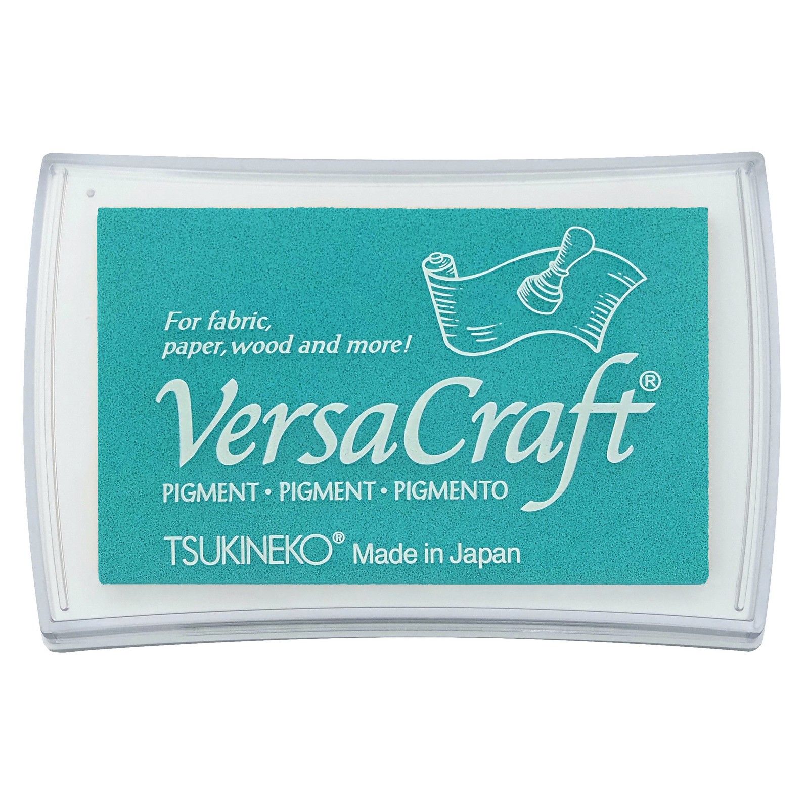 Tsukineko • VersaCraft Stempelkussen Groot Aquamarine