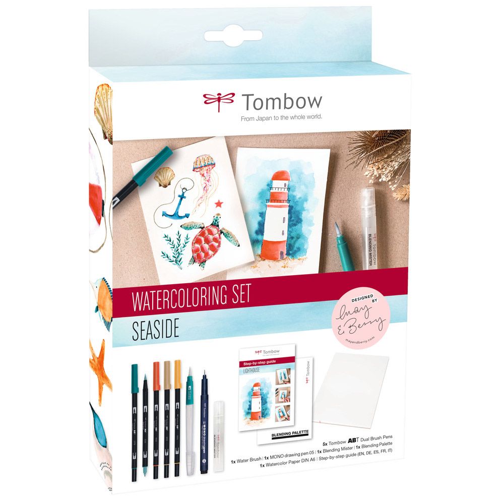 Tombow • Watercolouring set Seaside