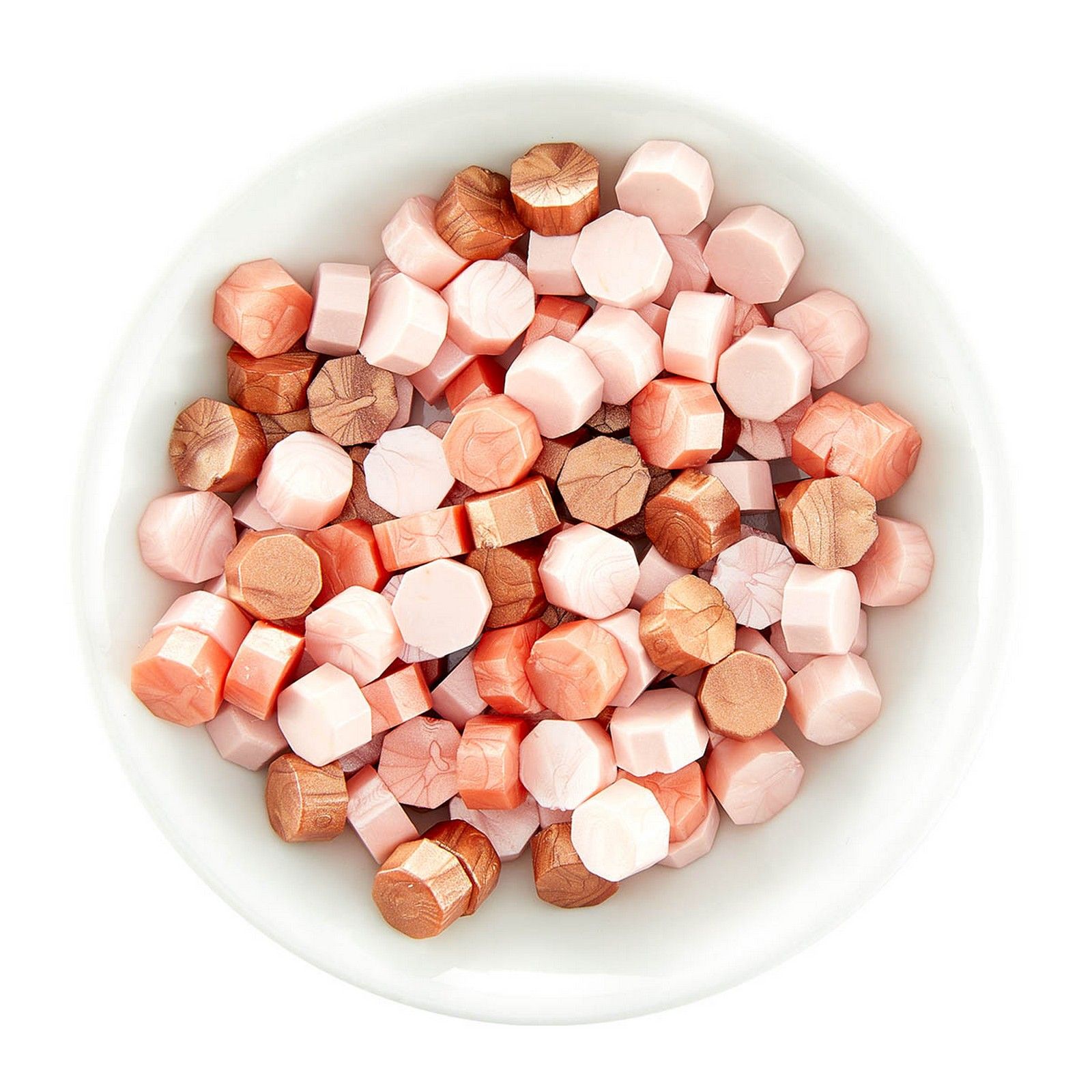 Spellbinders • Perle di Cera Mix Coral, Pink Damask, Velvet Rose, Copper Coral 100pz