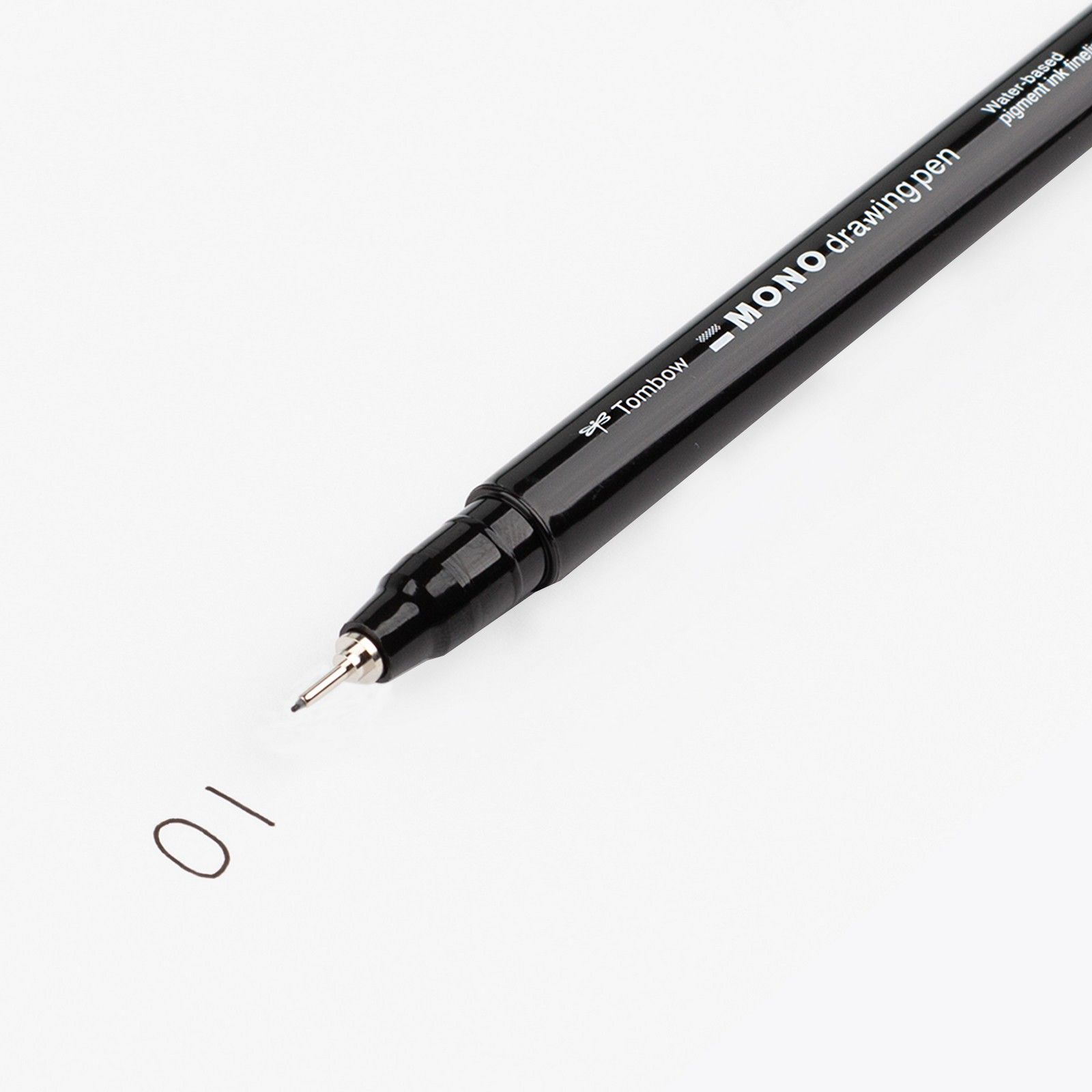 Tombow • Fineliner MONO drawing pen, line width 01 (approx. 0.25 mm), Black