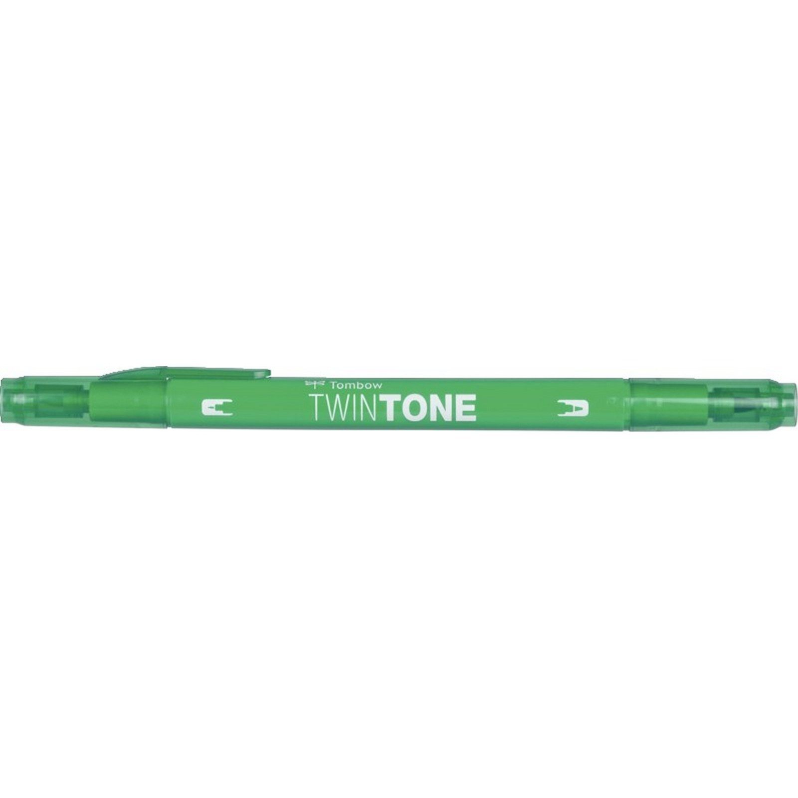 Tombow • TwinTone dual-tip Brushpen Green