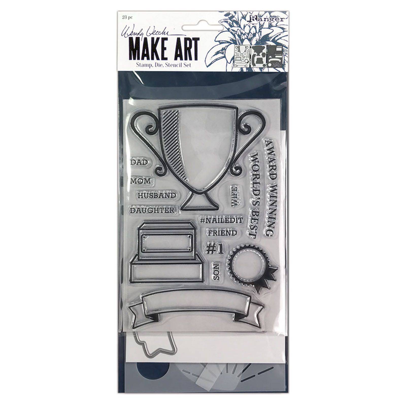 Ranger • Make art stamp & stencil & die set Award winning