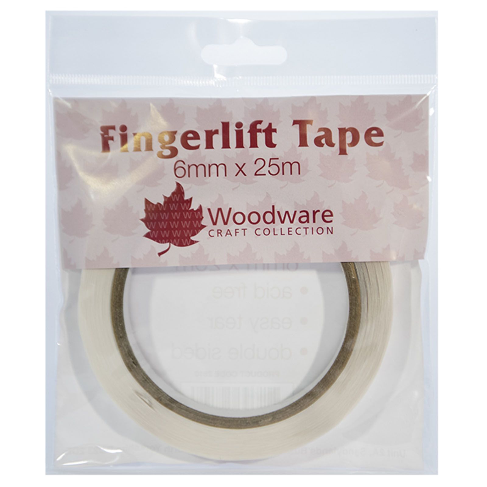 Woodware • Fingerlift tape 6/12mm x 25m