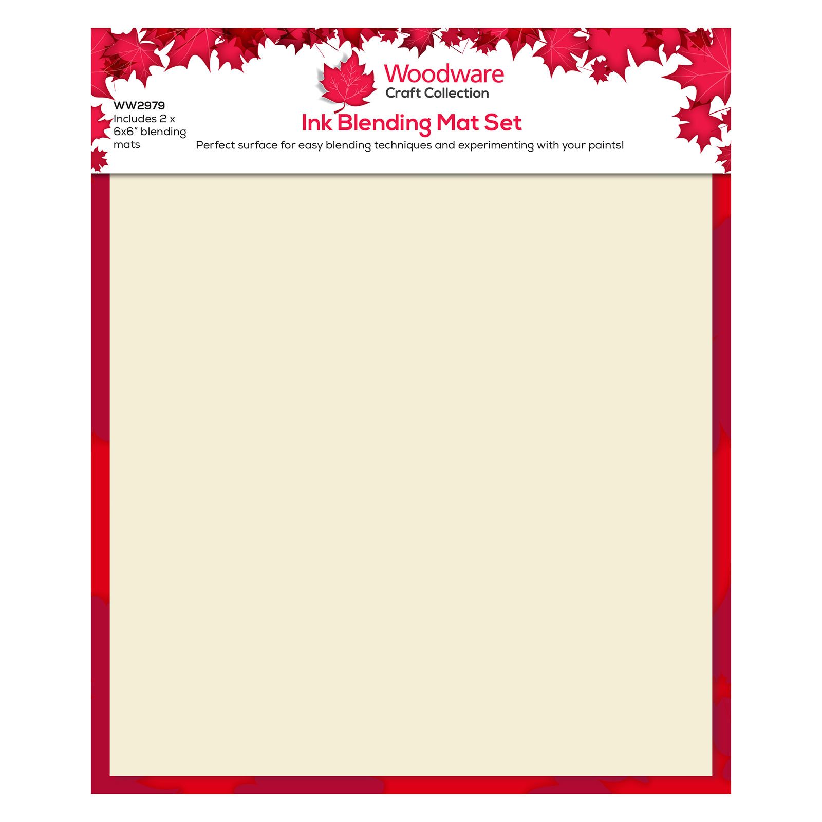 Woodware • Ink blending mat pk 2 6x6"