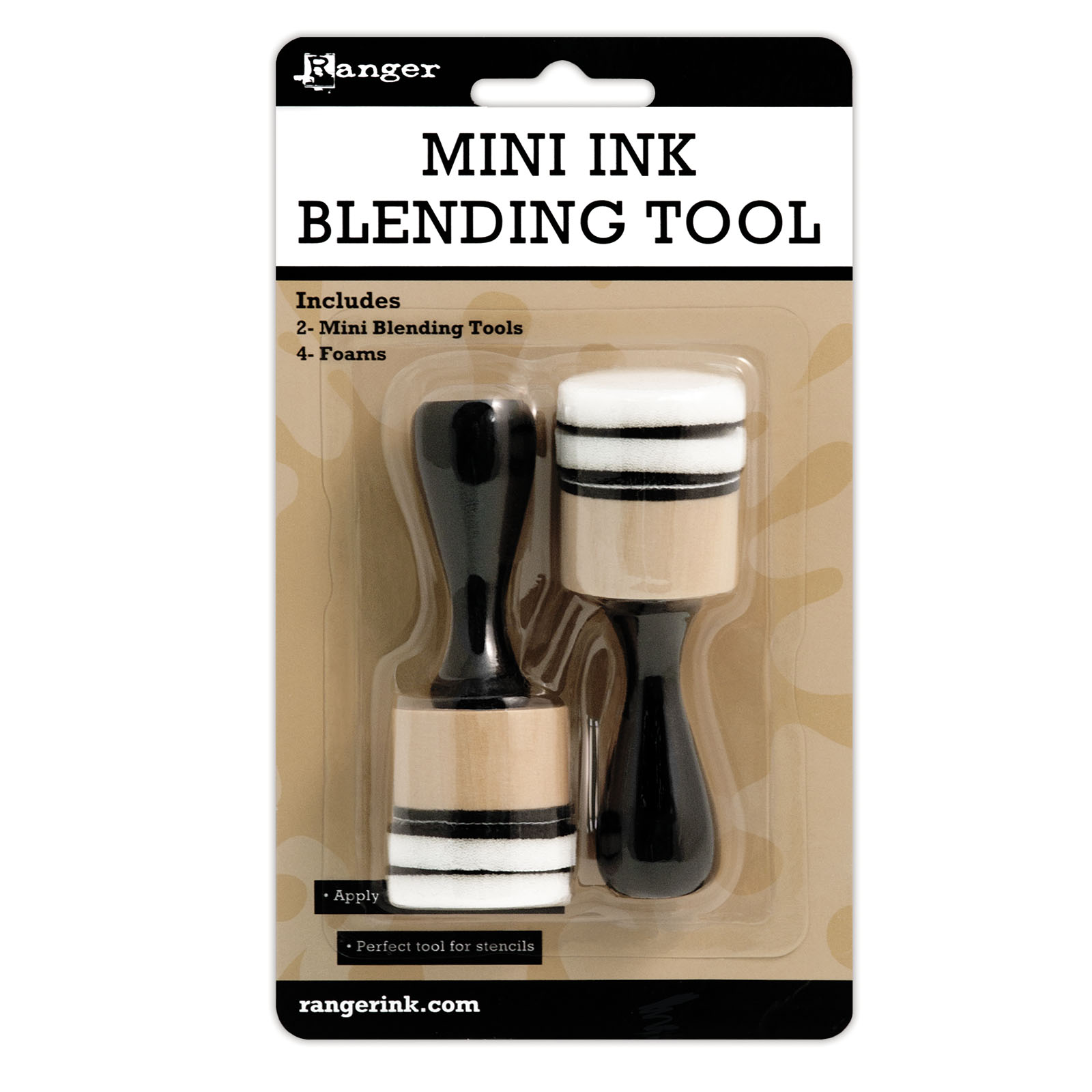 Mini Ink Blending Tool Set, Practical Efficient DIY Production Ink Paints Mixing Blending Tool With 14 Sponges For Scrapbooking - View #3