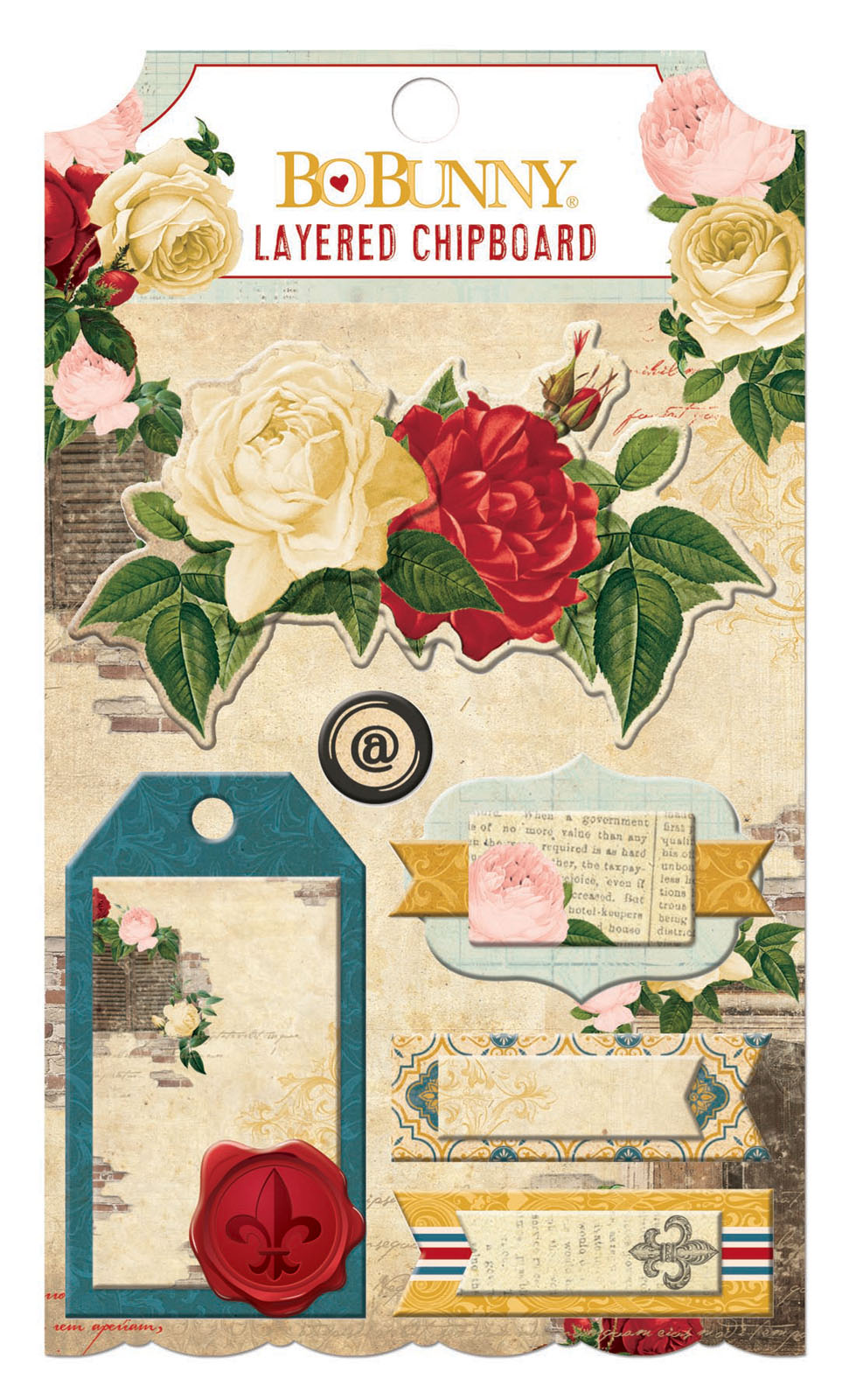 Bo Bunny • Juliet layered chipboard