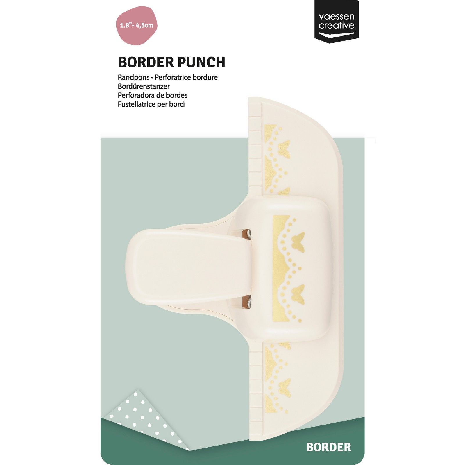 Vaessen Creative Bordürenstanzer - Motivlocher Für Kartenbasteln