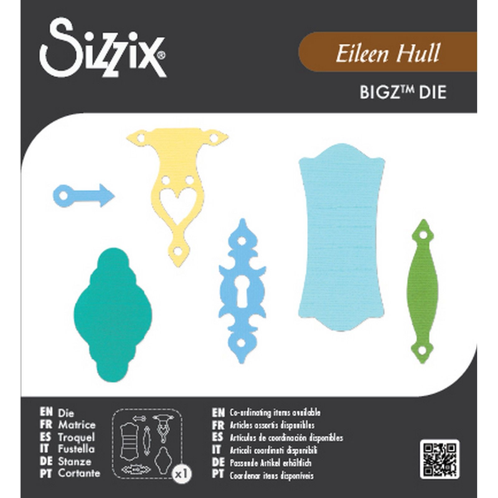 Troqueles Sizzix ScoreBoards L - Notebook De Eileen Hull, Para Hacer Cuadernos Y álbumes