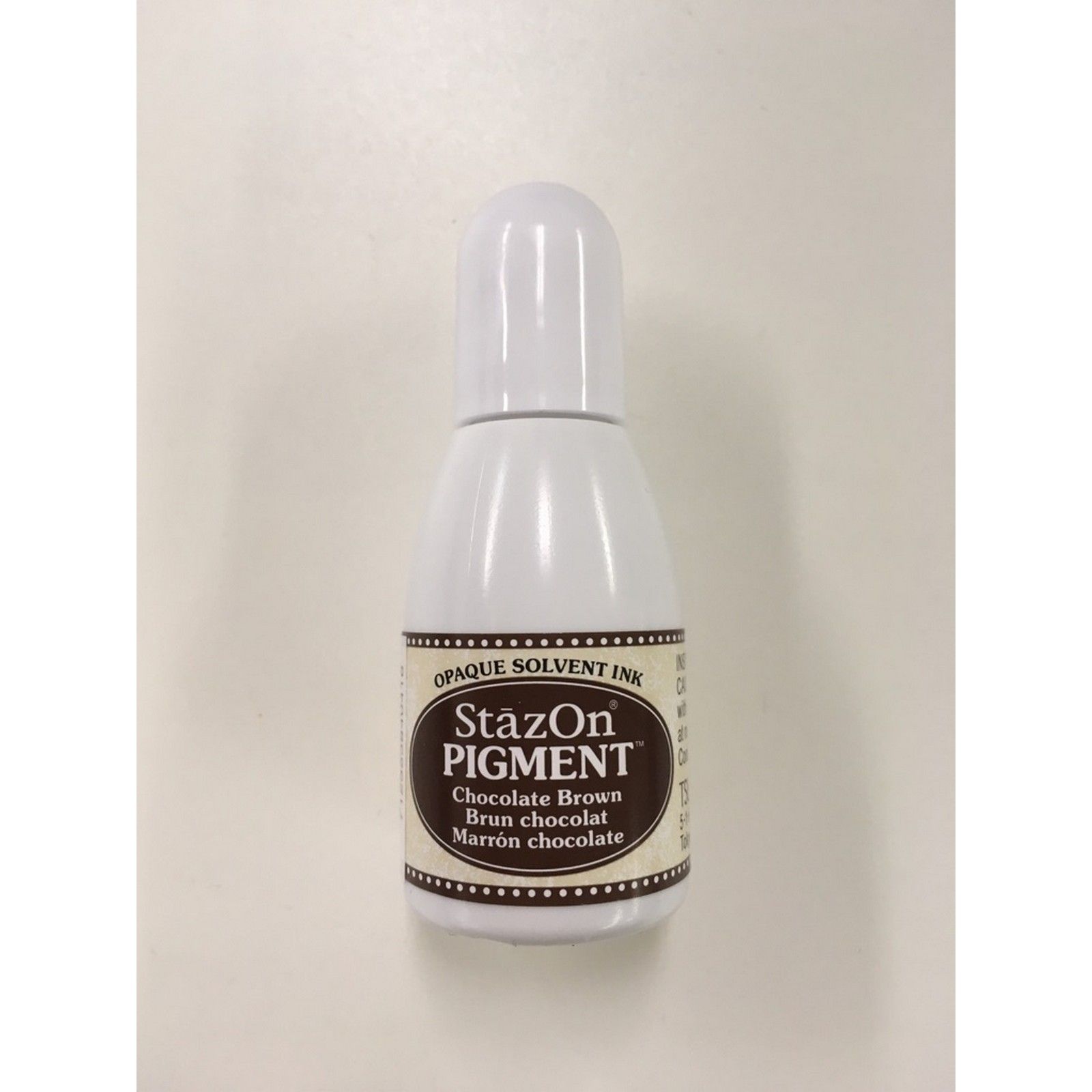 Tsukineko • StazOn Pigment Reinker Navulling Inkt Chocolate Brown