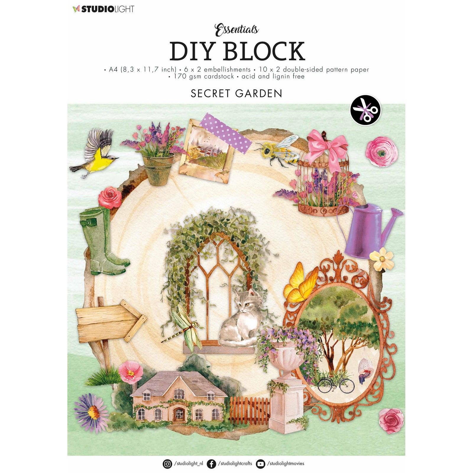 Studio Light • Essentials DIY Block Romantic Forest