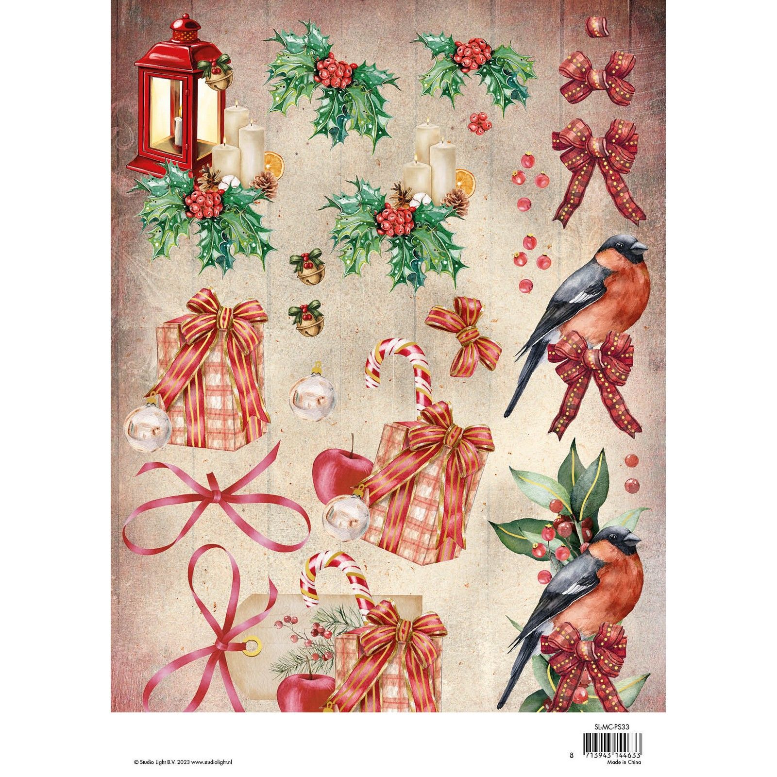 Studio Light • Magical Christmas Paper Set 3D Cutting Sheets