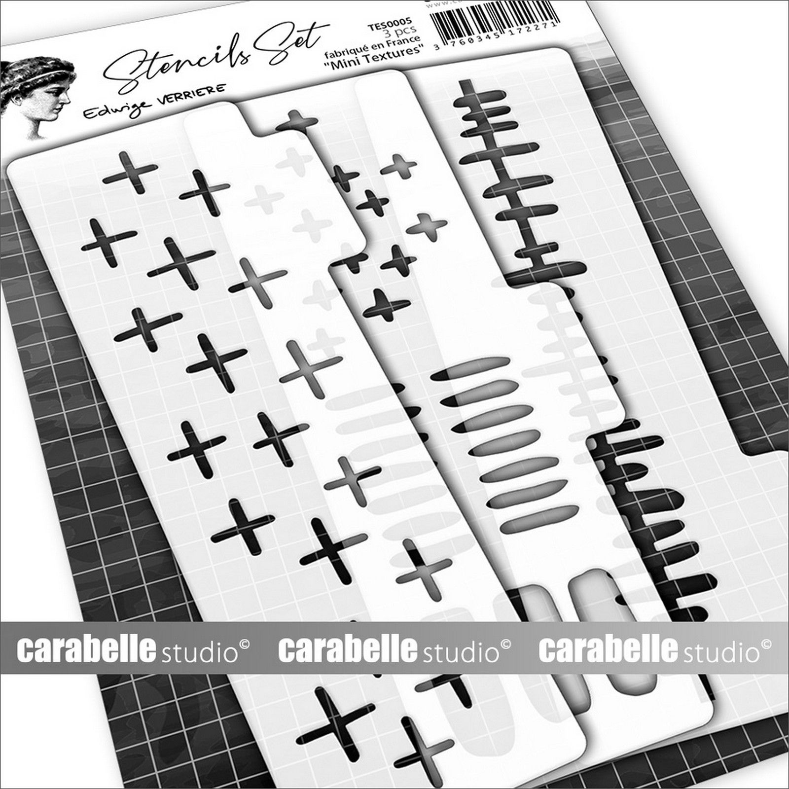 Carabelle Studio • Stencils Set Mini Textures